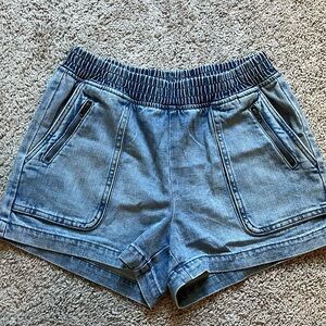 Aerie Stretchy Jean Shorts